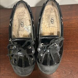 UGG Black‎ Patent Leather Shoes